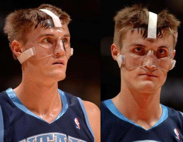 为什么有些nba球员要戴面具(NBA5种经典面具哪种辨识度高？奥尼尔也戴过，科比佩戴“蝙蝠侠”)
