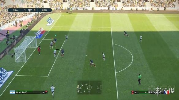 实况足球8怎么联机世界杯（《实况2019》法国对阵阿根廷演示 世界杯比赛“预演”）