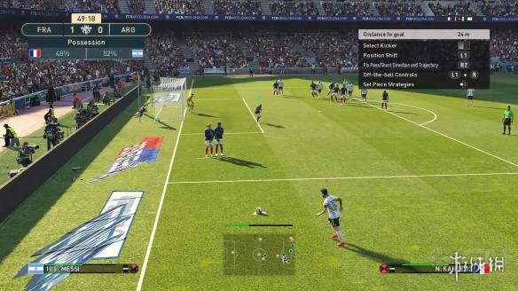实况足球8怎么联机世界杯（《实况2019》法国对阵阿根廷演示 世界杯比赛“预演”）