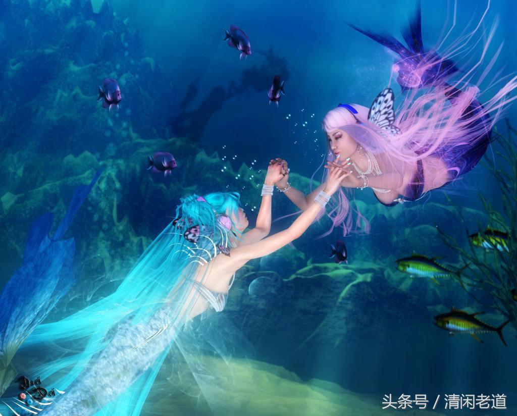 美人鱼传说在中国和日本神话里都有记载，不过待遇却截然不同