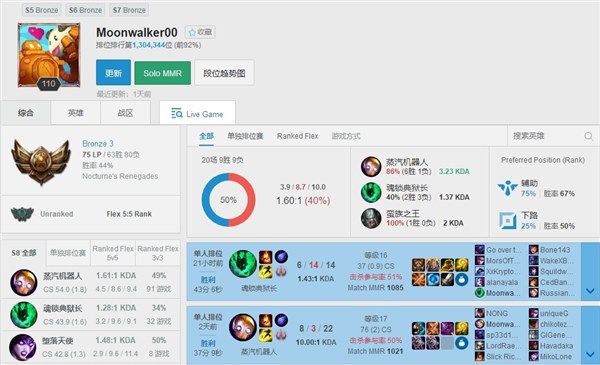 LOL：成就点超过290万！世界第三机器人教你快乐至上玩辅助