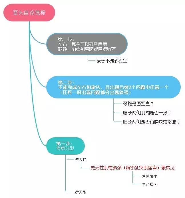 歪脖子,宝宝越小治愈率越高,图解从诊断到治疗方法等你来拿