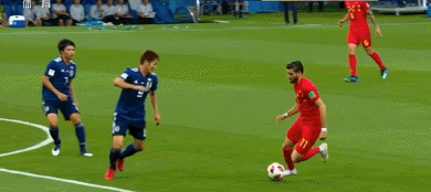 比利时vs日本（沙兹利压哨绝杀，比利时两球落后3-2逆转日本）