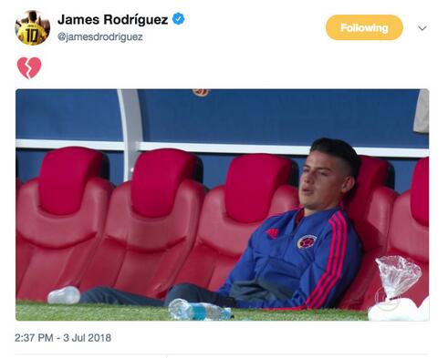 哈梅斯2022世界杯</h2>

<p>　　米納扳平比分，J羅看臺(tái)狂歡</p>

<p>　　賽后，J羅在自己的社交軟件上表達(dá)了對(duì)世界杯出局的傷心悲痛。</p>

<p>　　<img alt=