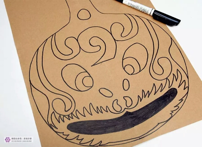 马勺画图案大全,马勺简单图案画-友友