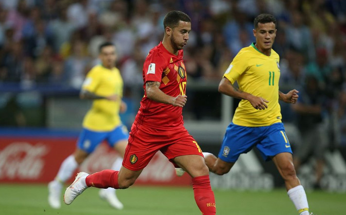 世界杯巴西比利时阿扎尔（世界杯52年第一人！阿扎尔一人突爆巴西队 10次成功过人造7次犯规）