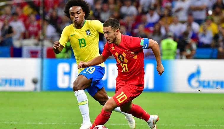 世界杯巴西比利时阿扎尔（世界杯52年第一人！阿扎尔一人突爆巴西队 10次成功过人造7次犯规）