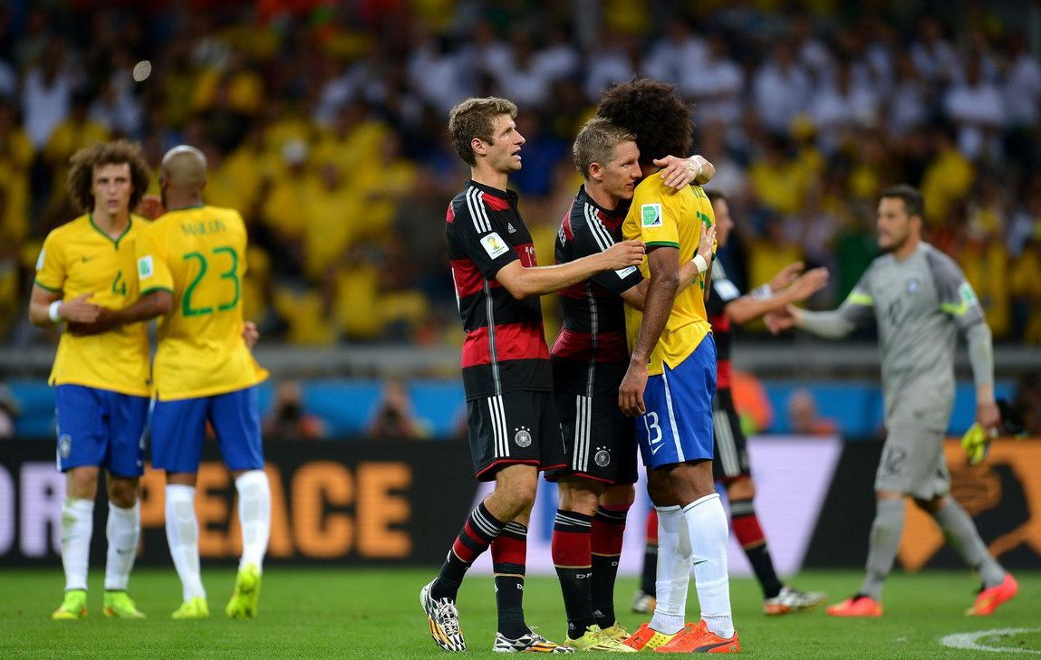 2014年巴西世界杯·那年今日(1-7惨案4周年！巴西在俄罗斯复仇不成，反遭淘汰无缘世界杯四强)