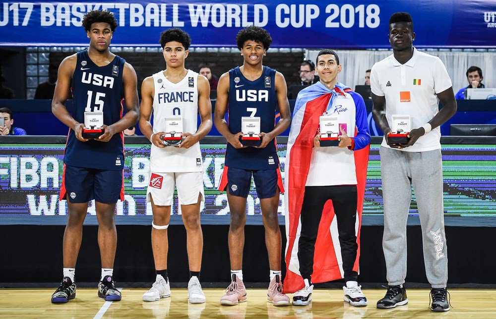 fibau17世界杯(美国男篮连续第五届获得FIBA U17世界杯冠军)