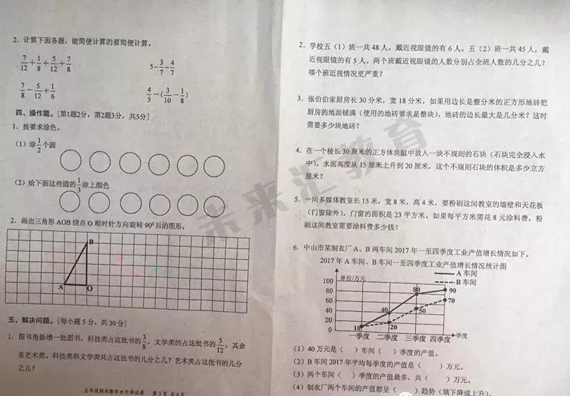独家!五年级统考答案+考卷出炉,今年成绩分等级?