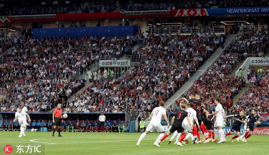 曼朱基奇加时绝杀终结快乐足球 克罗地亚2-1英格兰史上首入决赛