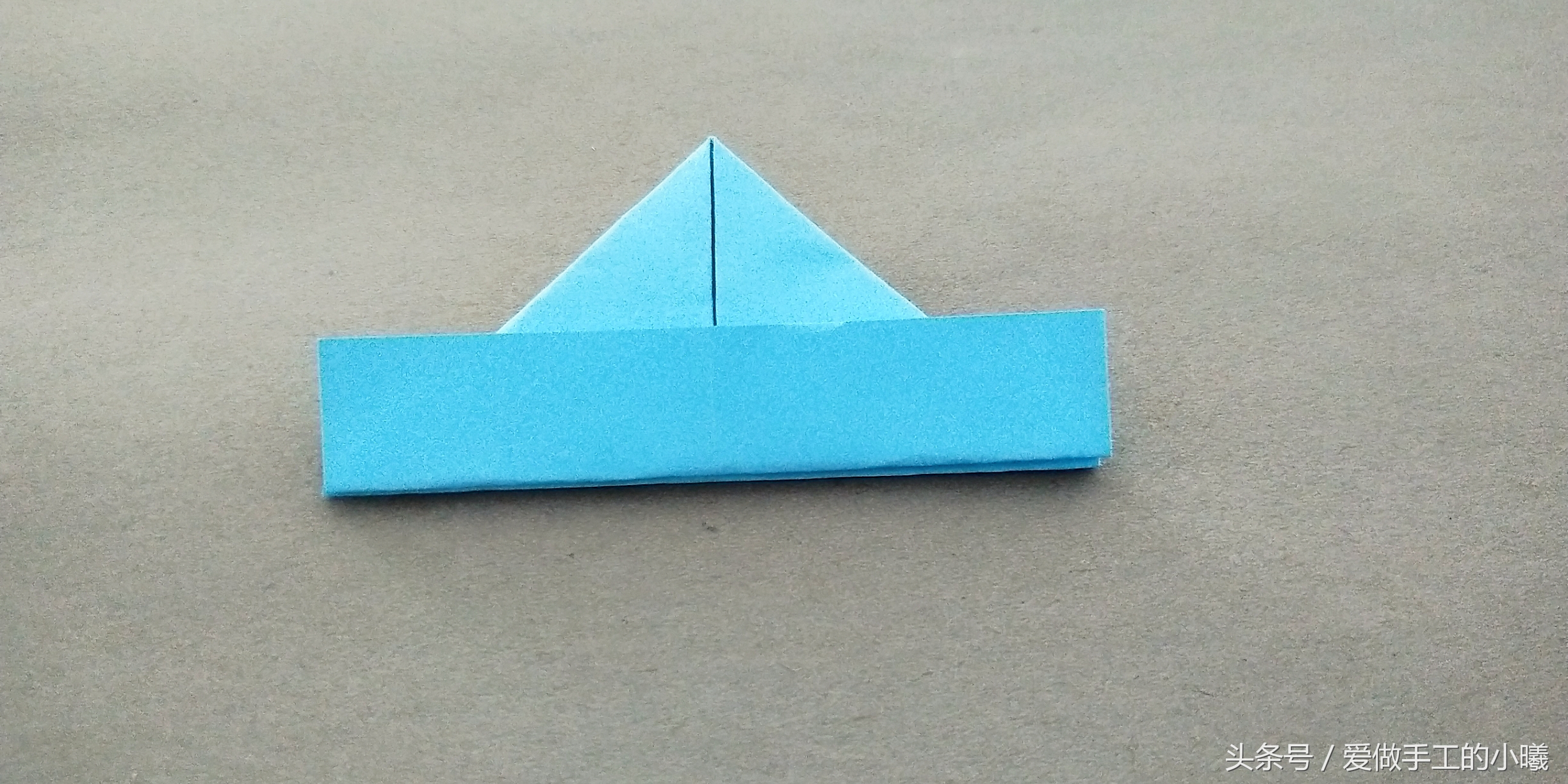 简单小船折纸教程，满满的童年回忆