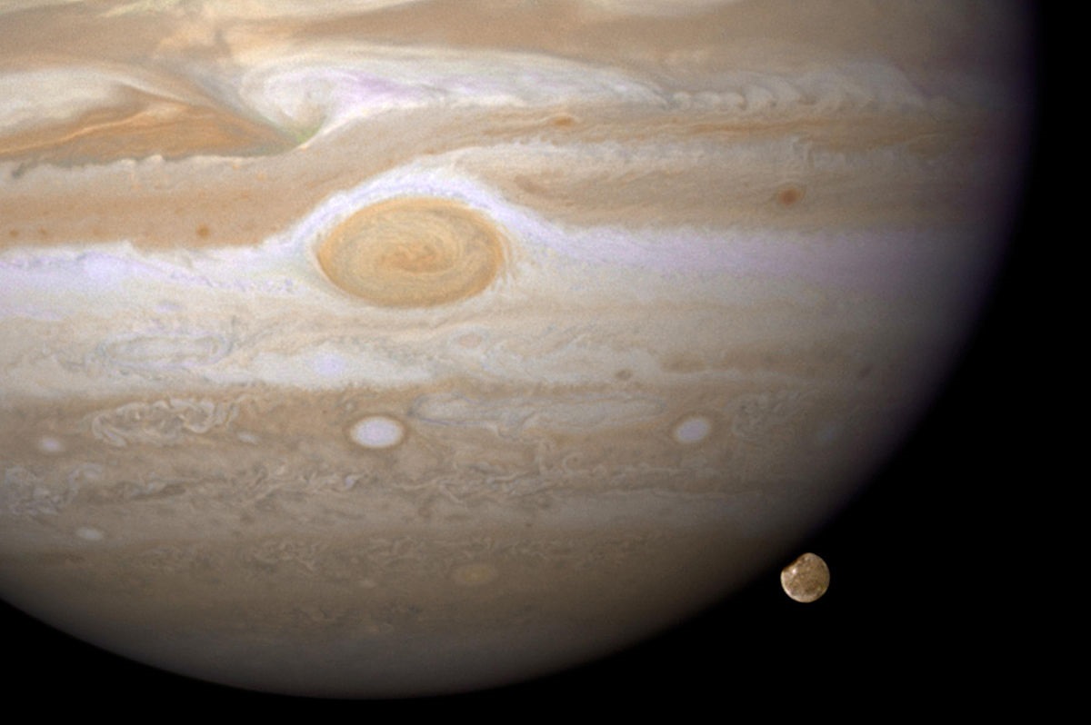 木星和木卫三太阳系已知的卫星中个头排名第二到第