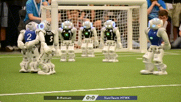 机器人足球世界杯重播（“国足”夺冠！2018机器人世界杯4：0完胜美国队！）