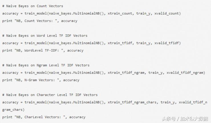 大数据分析挖掘技术学习：Python文本分类