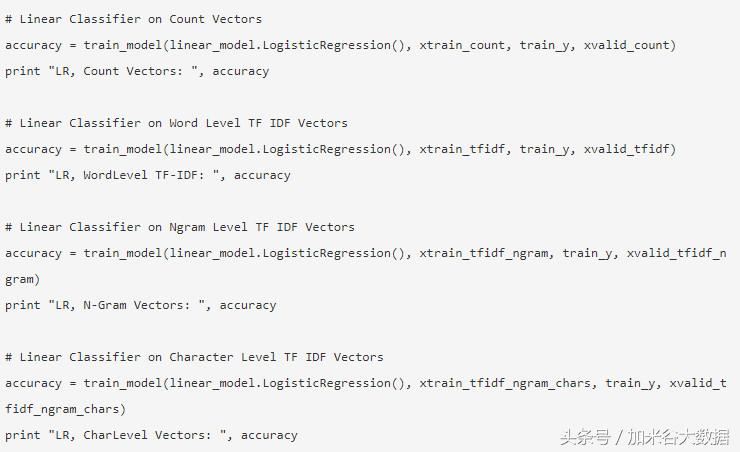 大数据分析挖掘技术学习：Python文本分类