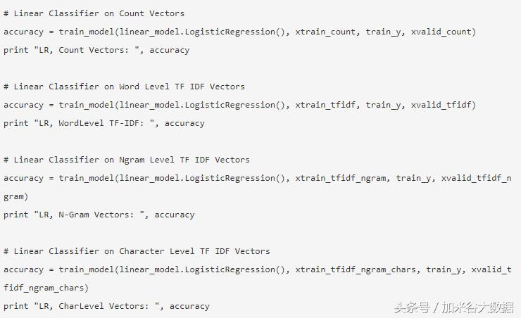 大数据分析挖掘技术学习：Python文本分类