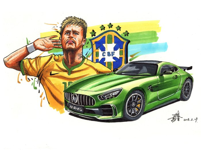 gtr世界杯王者荣耀（世界杯7大球星豪车比拼，最壕居然不是C罗梅西）