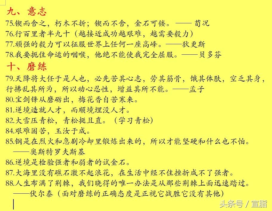 135句名人名言！分类汇总！小学语文作文必备！