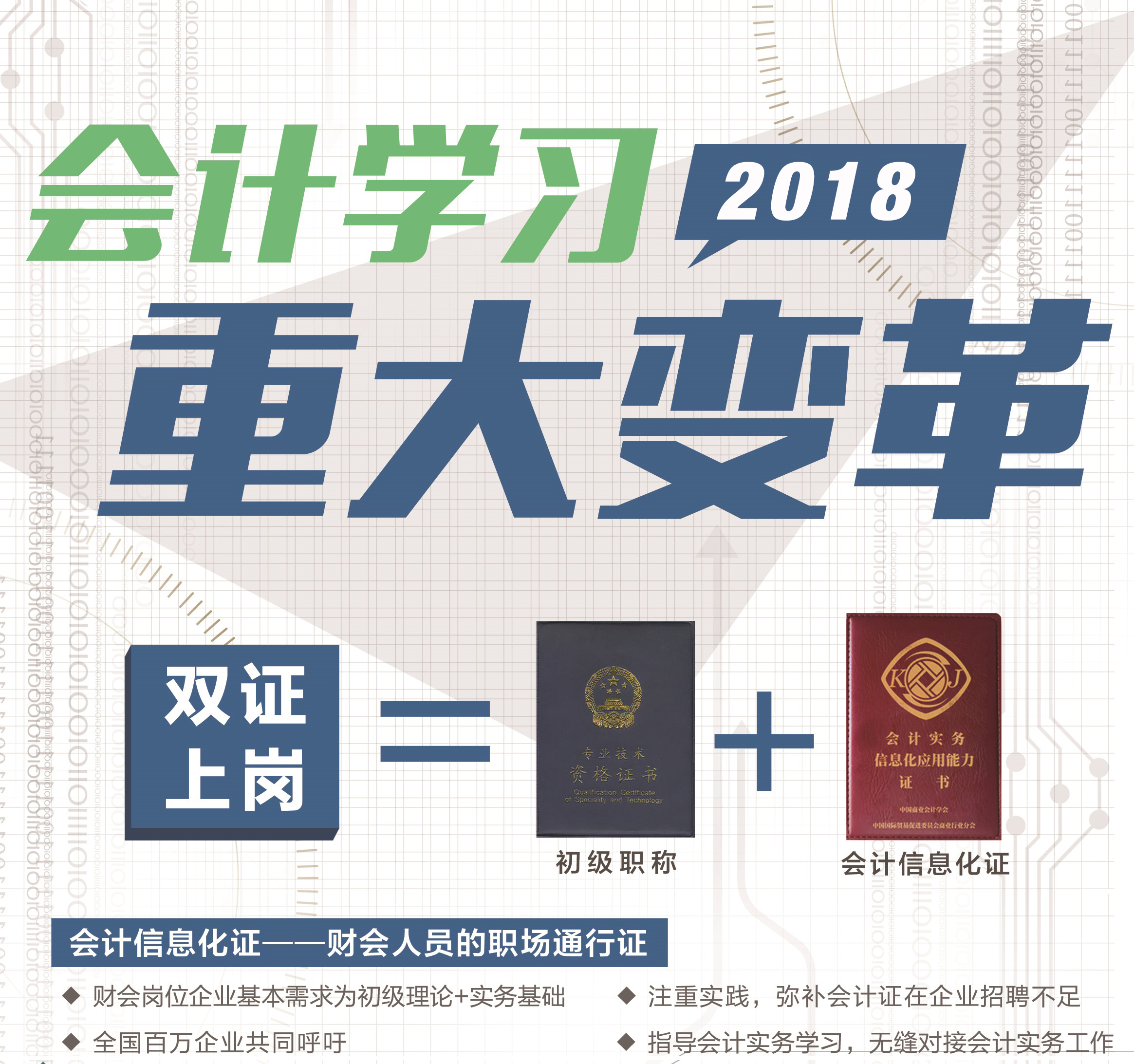 会计信息化证有什么用？