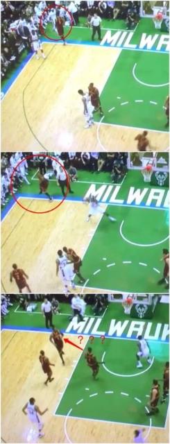 nba为什么击掌（NBA比赛进行时的任性行为：JR与场外球员击掌，阿泰秒变观众）