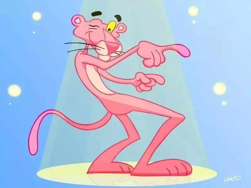 其实粉红顽皮豹是美国家喻户晓的卡通人物之一,和小黄人一样最初只是