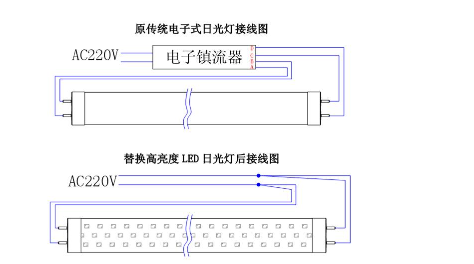 3种颜色的led灯怎么接?常见几种开关的接线