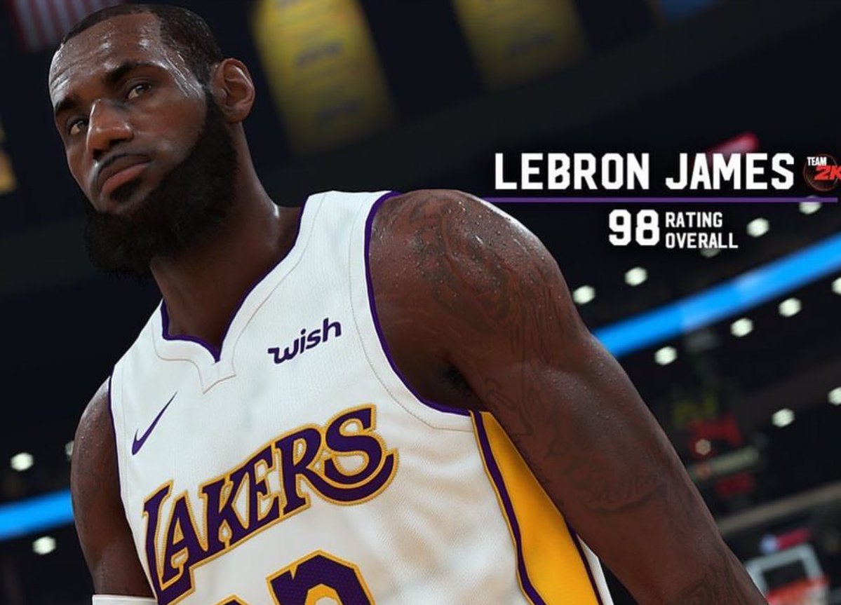 nba2k19球员(nba2k19各球员数值陆续公布中,谁的数值让他感到惊讶或