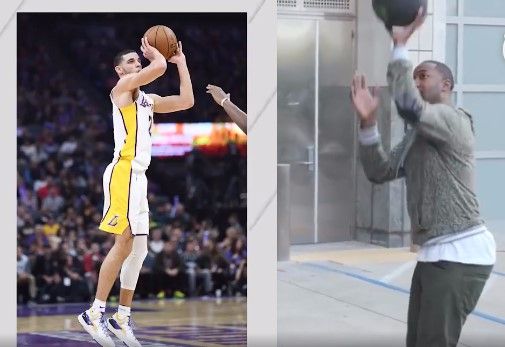 为什么nba球员投篮膝盖内扣（阿里纳斯分析球哥的投篮不仅是丑！看NBA还有哪些奇怪的投篮姿势）-趣拿体育