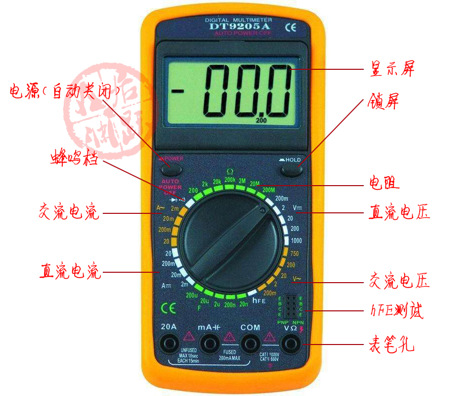万用表的使用 万用表使用说明书 - 天云网