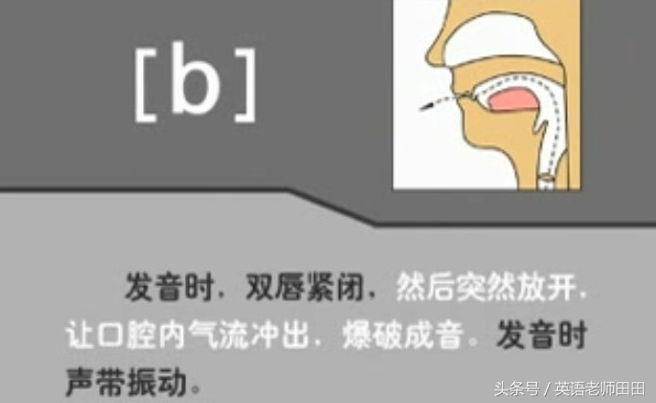 音标教学 辅音的发音图解和方法：b、p、d、t、g、k