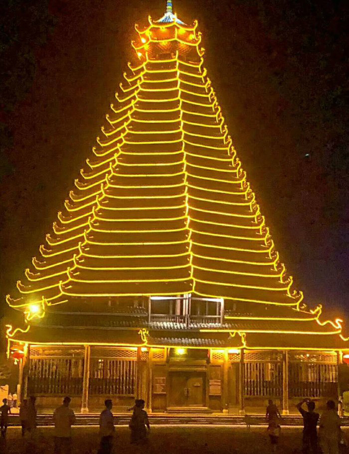 柳州三江风雨桥:风景如画,世界第一鼓楼!