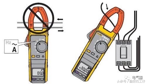 电工仪表−钳型电流表的使用方法