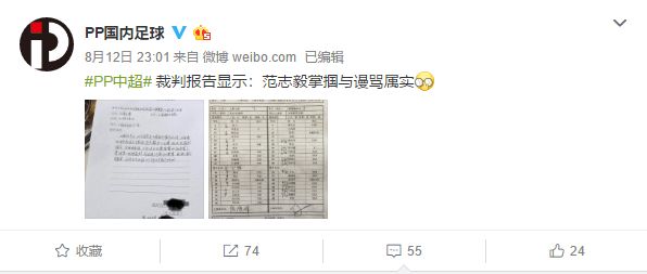 范志毅打人(疑似裁判报告曝光：范志毅掌掴第一助理裁判 谩骂威胁到更衣室)