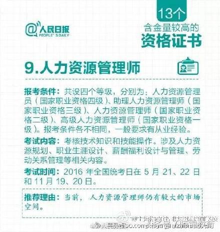 含金量最高的13个证书！不用工作三年收入75万！