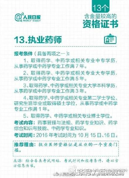 含金量最高的13个证书！不用工作三年收入75万！
