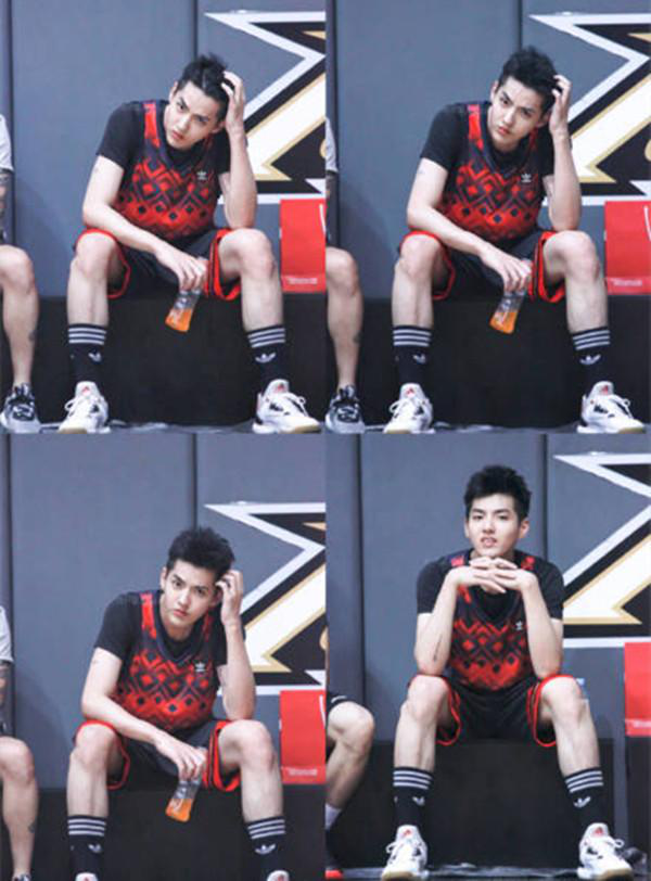 吴亦凡篮球全身写真图（明星球场照片大盘点，吴亦凡、张艺兴、洪雨雷一个比一个帅）
