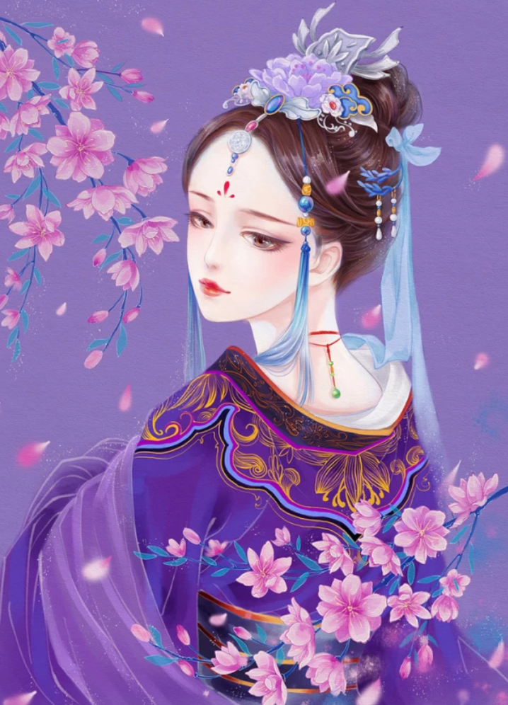 十二星座化身手绘古风美人，白羊座是凤临天下，摩羯座是一代侠女