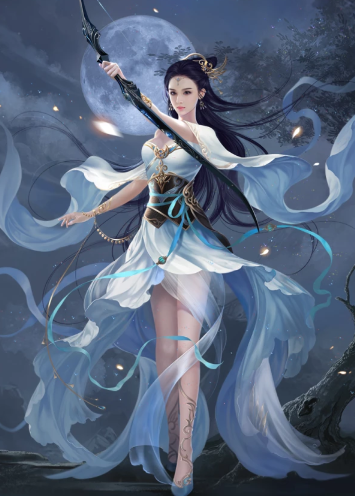 十二星座化身手绘古风美人，白羊座是凤临天下，摩羯座是一代侠女