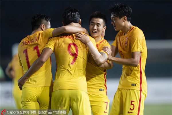 国足u23亚运会(U23国足争气！赢下亚运会关键之战，提前小组出线)