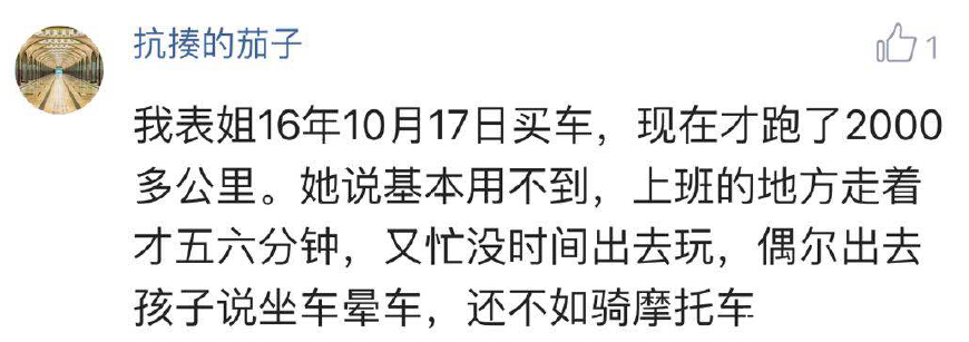 买过车的人，你有没有后悔过？买车容易停车难，一年才开1000公里