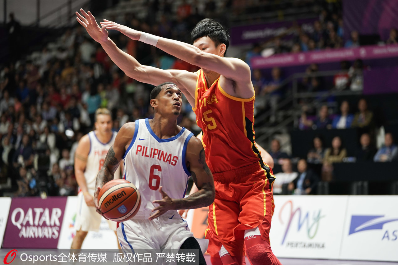 仁川亚运会中国男篮(中国男篮2分险胜菲律宾，场边的姚明终于能松口气了)