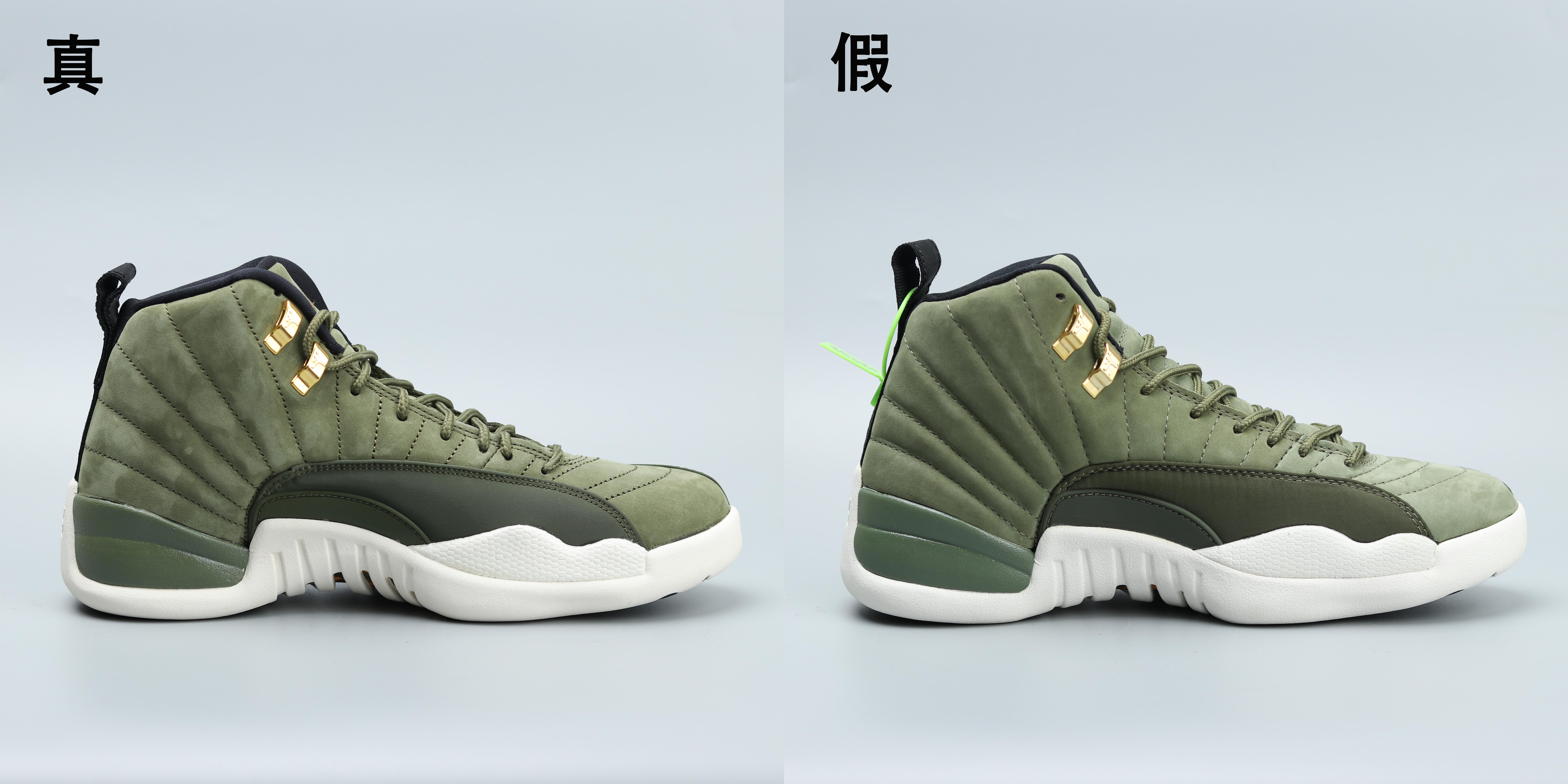 nike篮球鞋正品(致敬克里斯·保罗，Nike AJ12保罗CP3橄榄绿真假大对比)