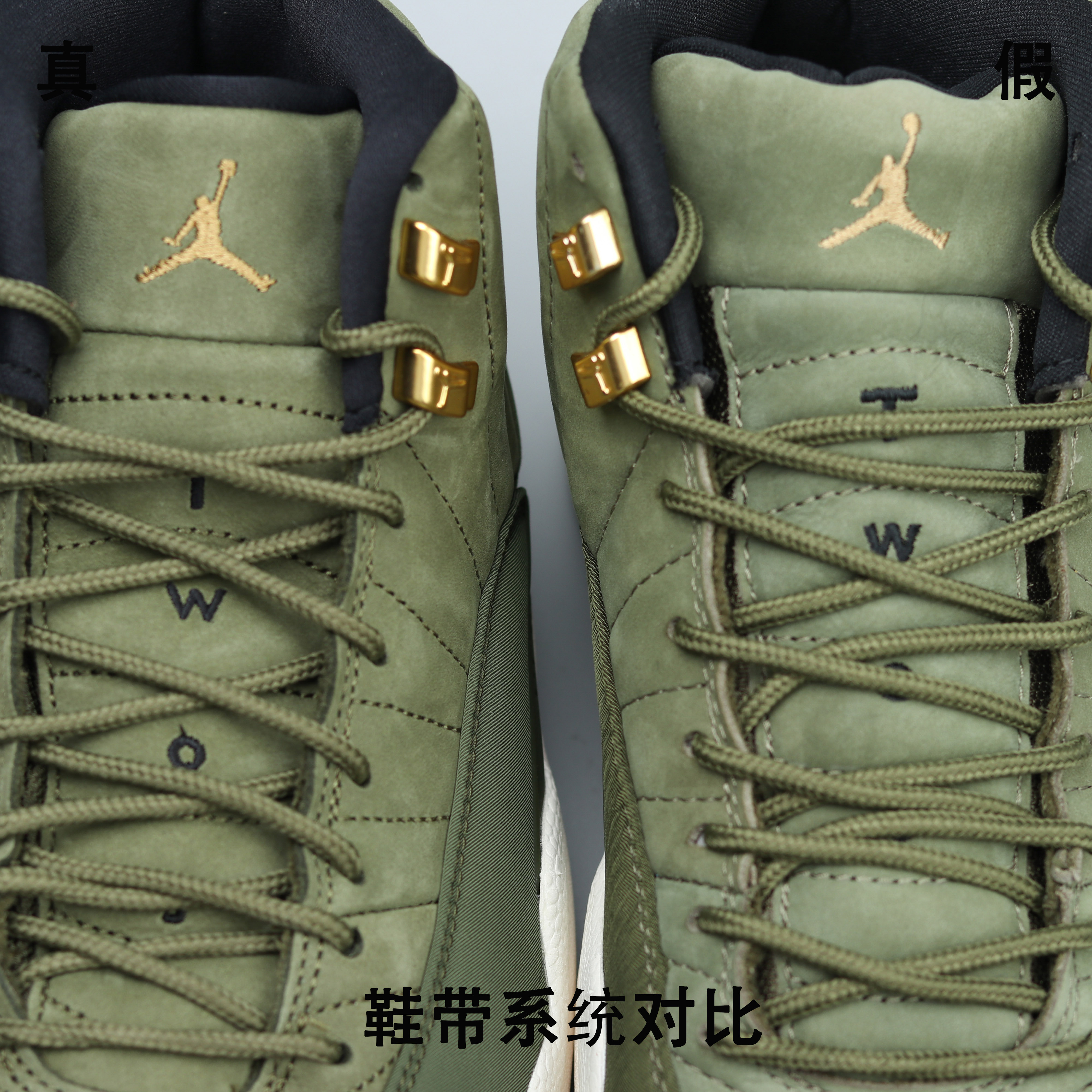 nike篮球鞋正品(致敬克里斯·保罗，Nike AJ12保罗CP3橄榄绿真假大对比)