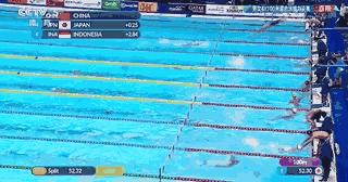 男女4×100混合泳接力中国夺金 破亚洲纪录！
