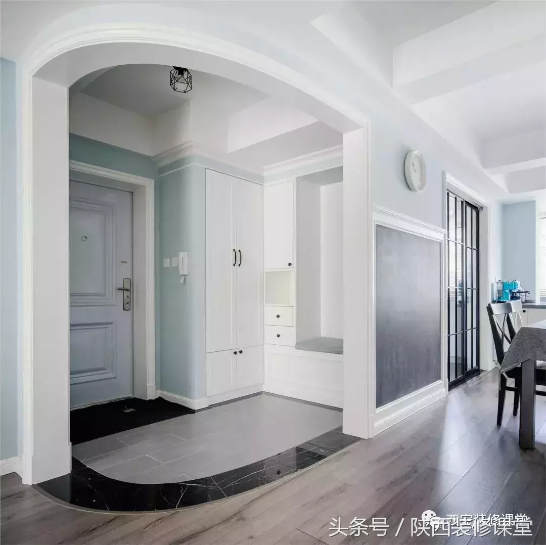 120平清爽美式，蓝白清新