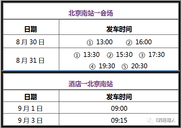 「收藏」接驳车全攻略出炉!让你轻松到达“最”年会