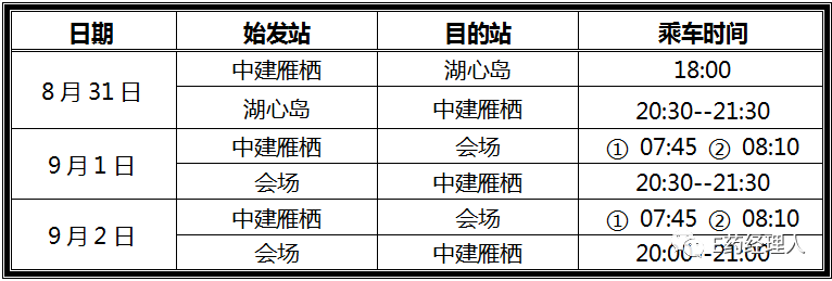 「收藏」接驳车全攻略出炉！让你轻松到达“最”年会