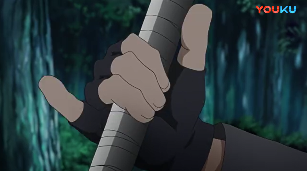 在波之国,第十二集,桃地再不斩的随从白,就在佐助和卡卡西面前大秀了