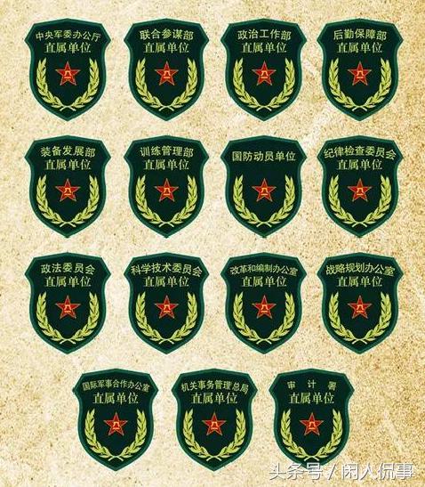 这9大类56种军队臂章你认识几种？